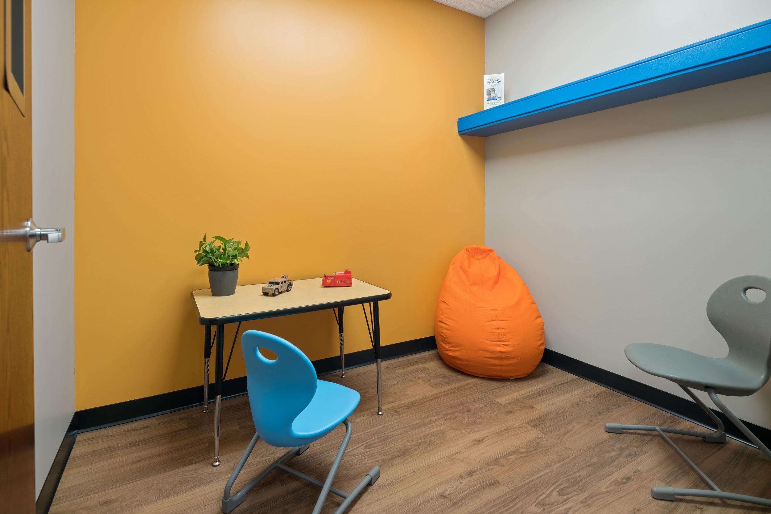 This is a picture of a private room at Westside Children's Therapy
