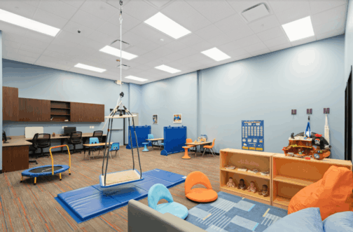 ABA Therapy Gym at Westside's Willowbrook Clinic
