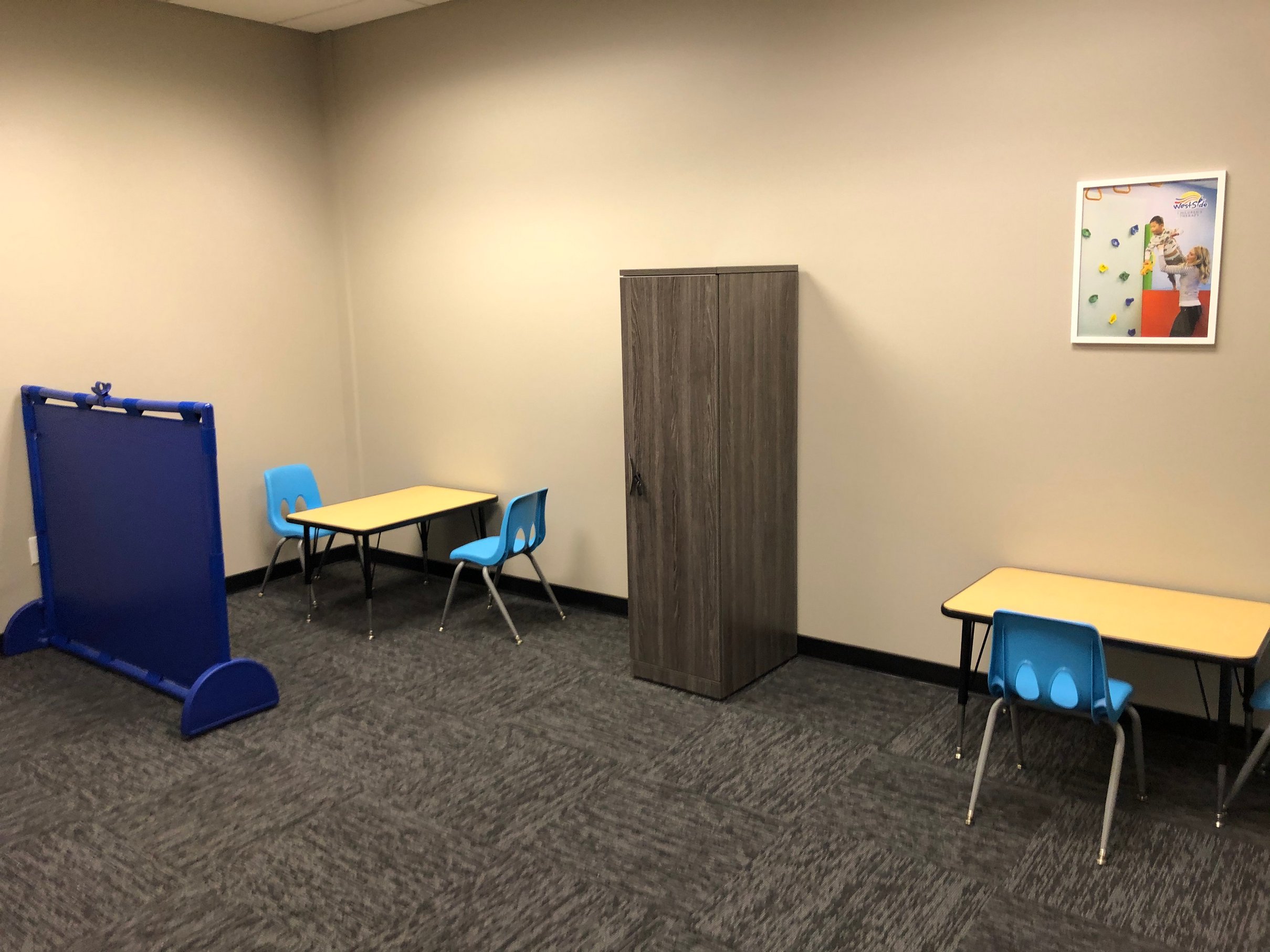 Photo of ABA activity nooks at Westside Children's Therapy in Plainfield Illinois