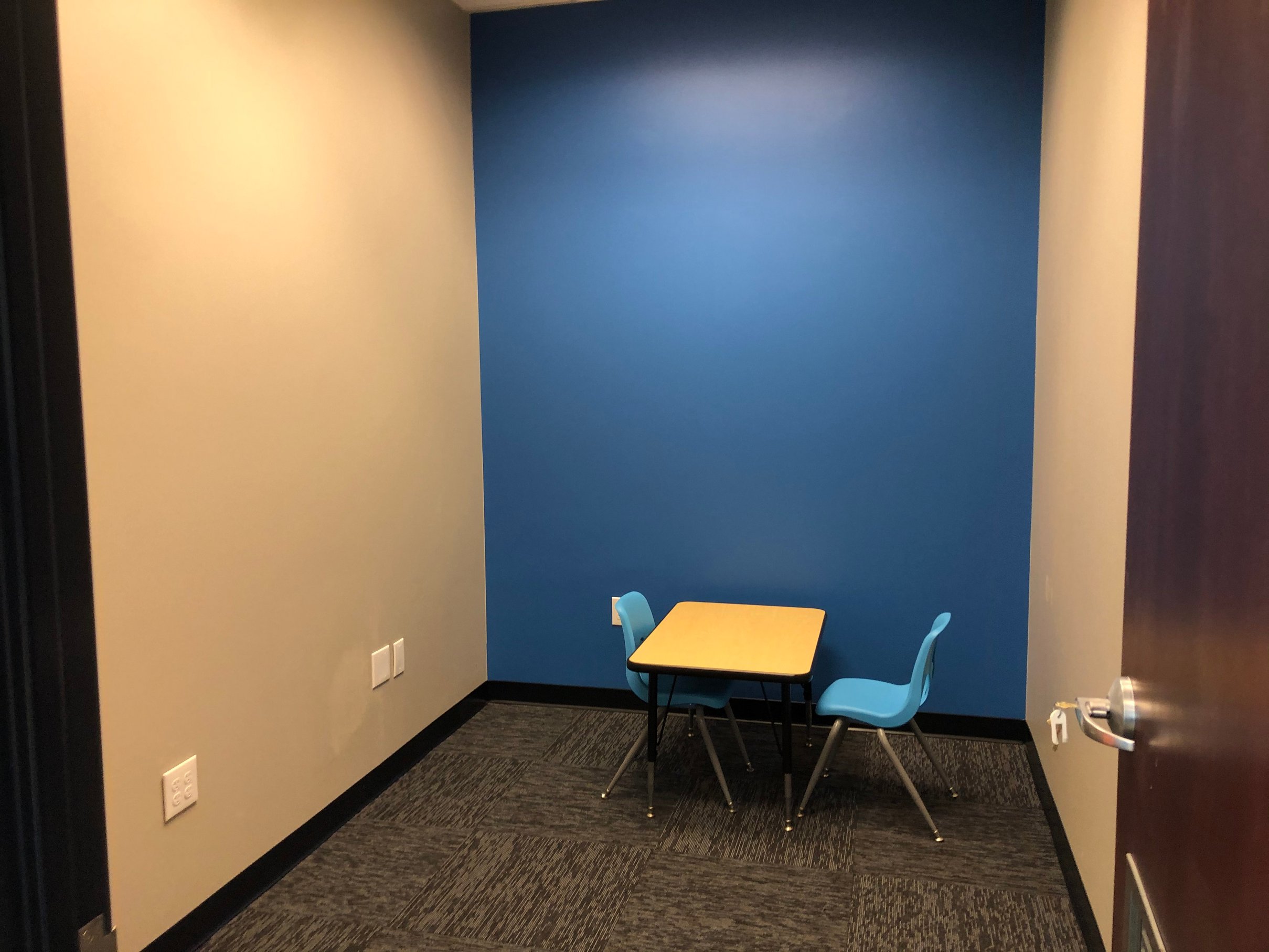Photo of a private room at Westside children's therapy clinic in Plainfield Illinois
