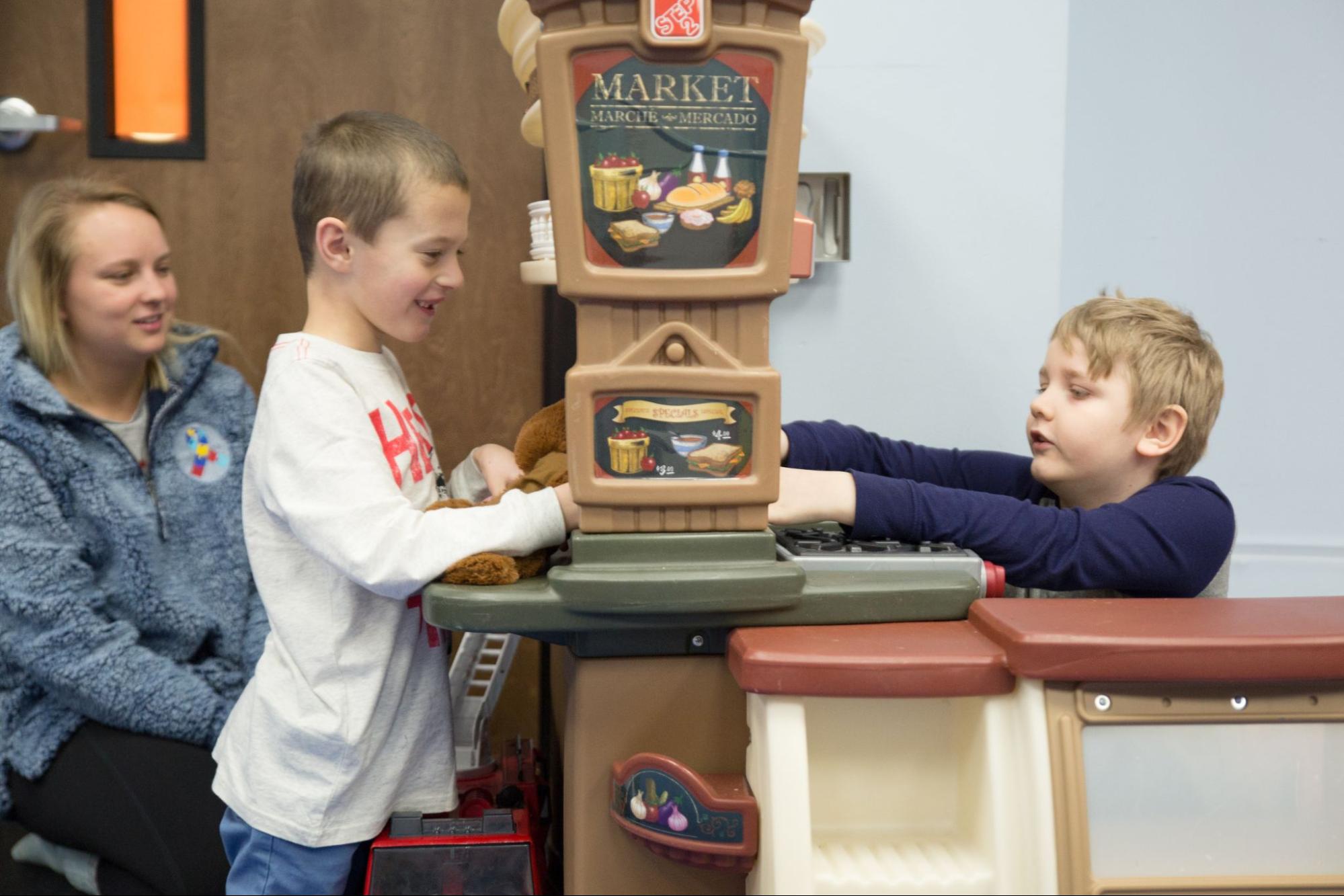 picture of children during an aba therapy session at Westside, photo used for 7 common misconceptions of aba therapy blog