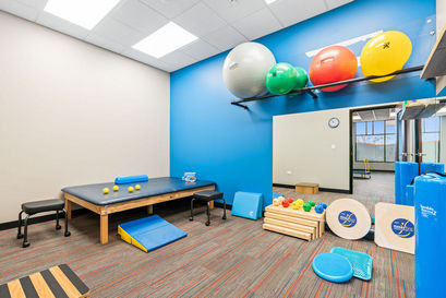 picture of the kids physical therapy room at Westside Children's Therapy, used for the Naperville Illinois locations page