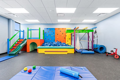 Picture of a sensory gym at Westside Children's Therapy, used for the location page for the new Naperville clinic in Illinois