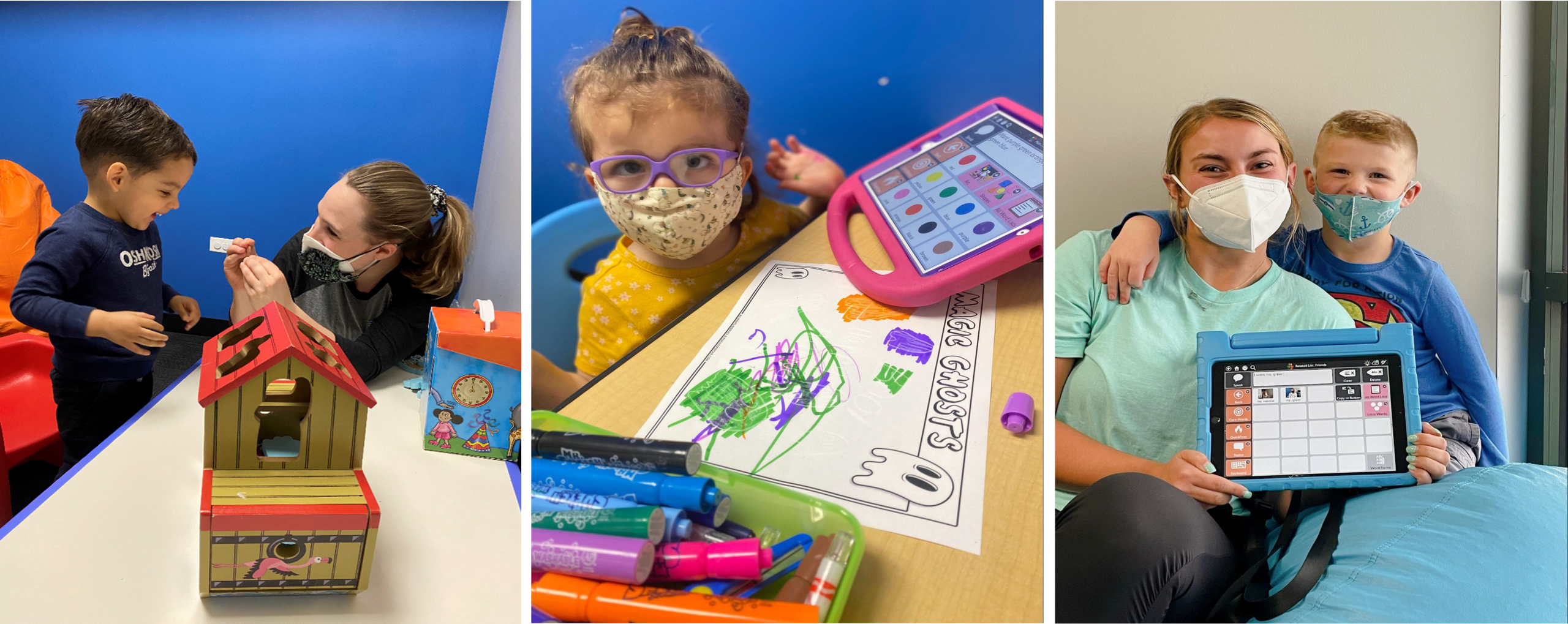 photo of pediatric speech language pathologist with children at Westside in Illinois