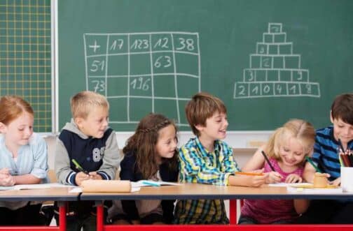 Group of Children in class