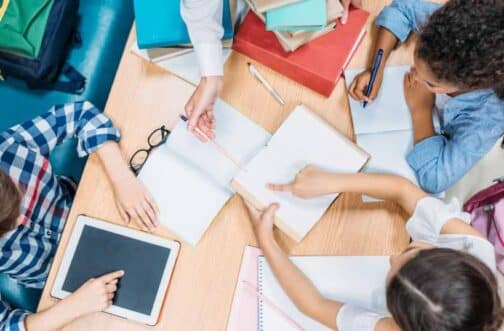 Children in ABA therapy