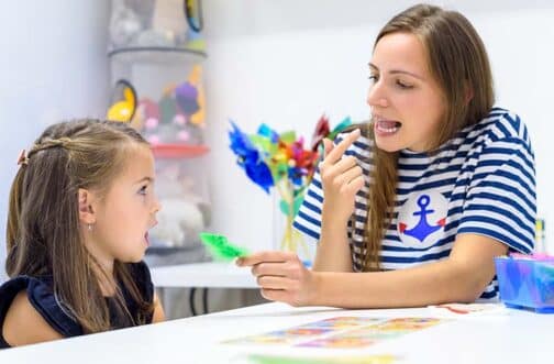 child in occupational therapy