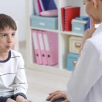 Speech therapist with child at Westside Children's Therapy