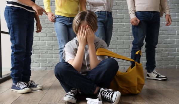 Bullied,Little,Boy,Crying,At,School